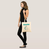 Tote Bag Turquoise Je Me Sens Knitty, Oh So Knitty (Devant (modèle))