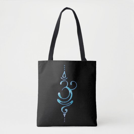 Tote Bag Turquoise Respirer (Devant)