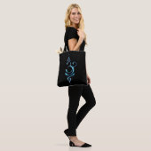 Tote Bag Turquoise Respirer (Sur le modèle)