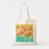 Tote Bag Turquoise Rose Jaune Seulement De Grandes Vibes Ic (Dos)