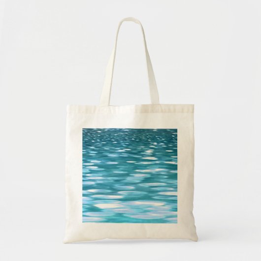 Tote Bag Turquoise shimmer (Devant)