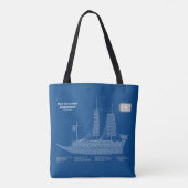 Tote Bag Turtle Ship Geobukseon - Plan d'expédition ABD (Dos)