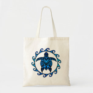 Tote Bag Turtle Sun