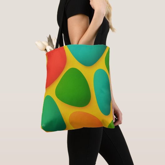 Tote Bag Tutti Frutti 3D Pop (De près)