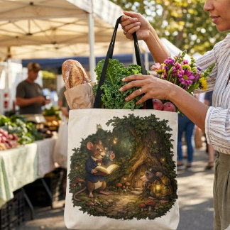 Tote Bag Tux & Twitch Discover the Hidden Door