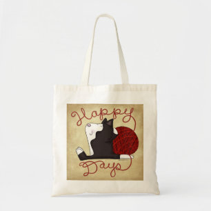 Tote Bag Tuxedo Chat - Jours heureux