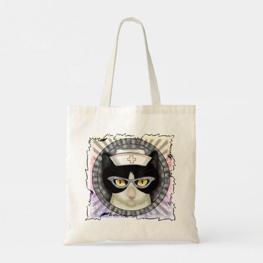 Tote Bag Tuxedo Infirmière (Dos)