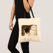 Tote Bag tuxedo noir et blanc Chat (Devant (produit))
