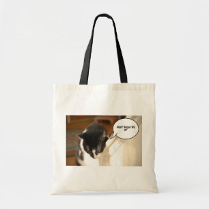 Tote Bag tuxedo noir et blanc Chat