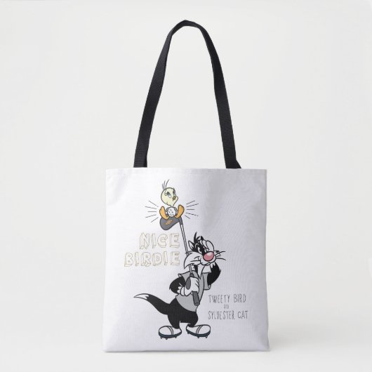 Tote Bag TWEETY™ & SYLVESTER™ Golf - Nice Birdie (Devant)