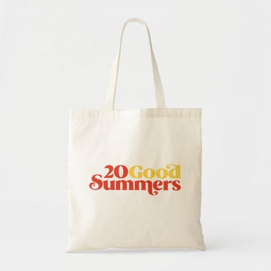 Tote Bag Twenty Good Summers (Devant)