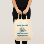 Tote Bag Twin Boys Demandez Mon Nephew (Devant (produit))