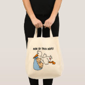 Tote Bag Twin Boys Maman-Stork Tshirts et cadeaux (Devant (produit))