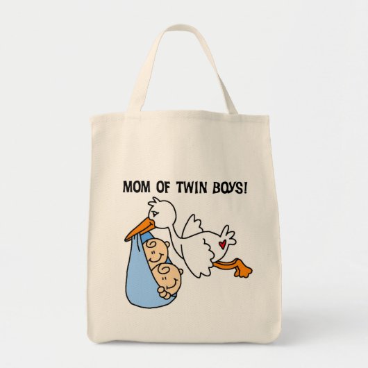 Tote Bag Twin Boys Maman-Stork Tshirts et cadeaux (Devant)