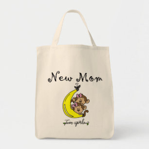 Tote Bag Twin Girls New Mom T-shirts et cadeaux