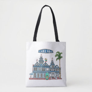 Tote Bag Twin Inns Beach Ville de Carlsbad