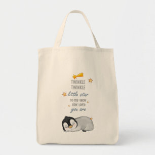 Tote Bag Twinkle, Twinkle Little Star pour Penguin endormi