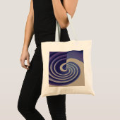 Tote Bag Twirl, curl circles. Make rings & rounds. (Devant (produit))