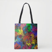 Tote Bag Twirlers colorés Abstraits / (Devant)