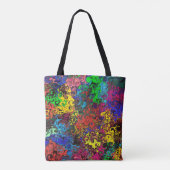 Tote Bag Twirlers colorés Abstraits / (Dos)