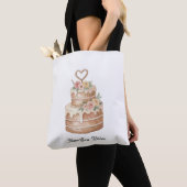 Tote Bag Tygkasse cake lover/kitchen design (De près)
