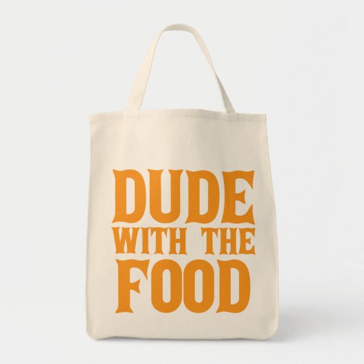 Tote Bag Type avec l'orange de nourriture (Devant)