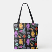 Tote Bag Types De Bactéries (Dos)