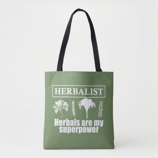 Tote Bag Types d'herboristes (Devant)