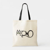 Tote Bag Typographie de chat Miaou (Dos)