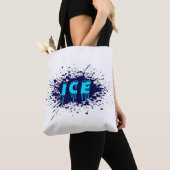 Tote Bag Typographie de Graffiti sur Glace Design d'Art de (De près)