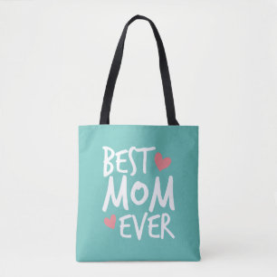 Tote Bag Typographie de la Fête des Mères de la meilleure