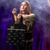 Tote Bag Typographie du bol d'Halloween