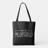 Tote Bag Typographie fortement méditée (Dos)