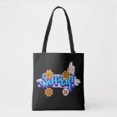 Tote Bag Typographie Good Vibes (Devant)