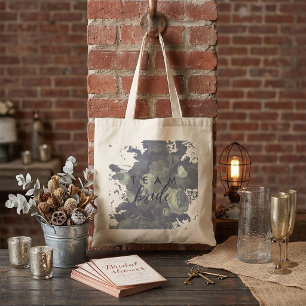 Tote Bag Typographie industrielle vintage pour mariage flor