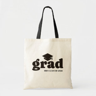 Tote Bag Typographie Minimaliste Grad – Chapeau de Remise d