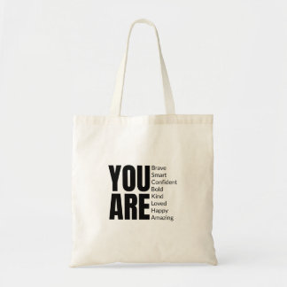 Tote Bag Typographie motivationnelle « VOUS ÊTES »