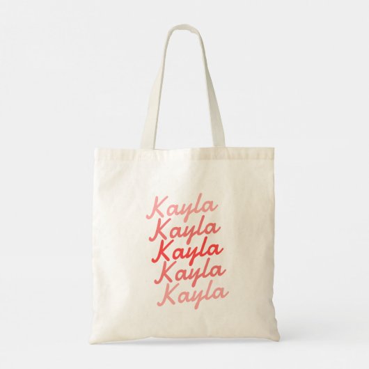 Tote Bag Typographie simple moderne et cool (Dos)