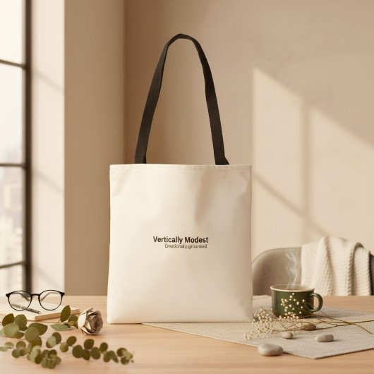 Tote Bag Typography funny humor cute fun quote 