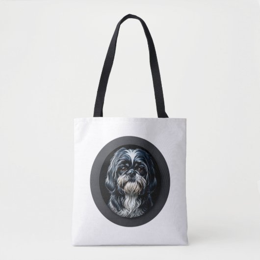 Tote Bag tzu shih noir (Devant)