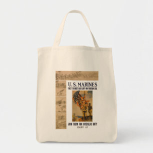 Tote Bag U.S. Marines : 1913 - Épicerie Fourre-tout #1