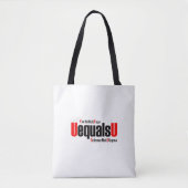 Tote Bag U = U - VIH indétectable - Science pas Stigmatisme (Devant)