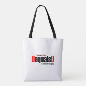 Tote Bag U = U - VIH indétectable - Science pas Stigmatisme (Dos)