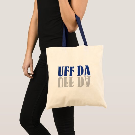 Tote Bag UFF DA Funny Scandinavie (Devant (produit))