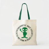 Tote Bag UFO UAP Whistleblowers Nous Venons En Paix Alien E (Devant)