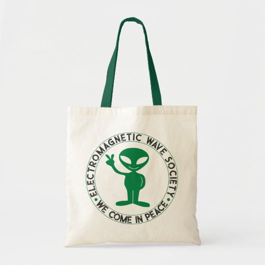 Tote Bag UFO UAP Whistleblowers Nous Venons En Paix Alien E (Devant)
