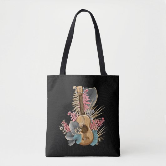 Tote Bag Uke Ukulele Guitare - Musicien Guitariste Ukulele (Devant)