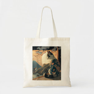 Tote Bag Ukiyo-e Art Kanagawa Vintage Tatouage japonais C
