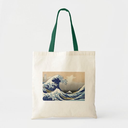 TOTE BAG UKIYO-E ~HOKUSAI 葛飾北斎 「富嶽三十六景 神奈川沖浪裏」 (Devant)