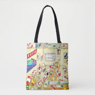 Tote Bag Ukiyoe Goldfish-sushi !!